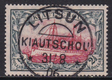 Dt. Kol. Kiautschou Mi.-Nr. 37 I A oo