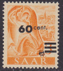 Saar Mi.-Nr. 227 Z I **