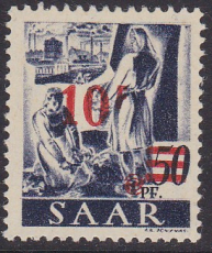 Saar Mi.-Nr. 235 Z II **