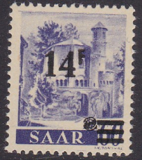 Saar Mi.-Nr. 236 Z I **