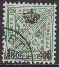 Württemberg Dienst Mi.-Nr. 219 oo