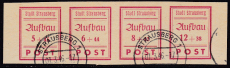 Strausberg Mi.-Nr. 34/37 B oo Streifen