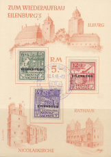 Lokalausgaben Eilenburg Mi.-Nr. IV/VI A Spendenkarte