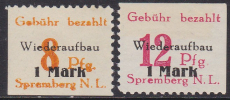 Spremberg Mi.-Nr. 19/20 A **