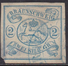 Braunschweig Mi.-Nr. 2 oo Mgl.