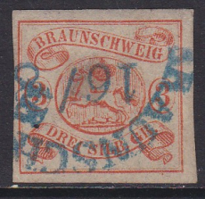 Braunschweig Mi.-Nr. 3 oo Mgl.