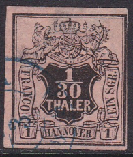 Hannover Mi.-Nr. 3 a oo Mgl.