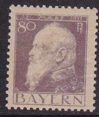 Bayern Mi.-Nr. 85 I ** gepr. BPP verfärbt