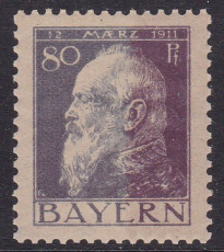 Bayern Mi.-Nr. 85 I ** gepr. BPP verfärbt