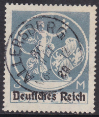 Deutsches Reich Mi.-Nr. 134 II oo gepr. INFLA