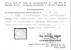 Deutsches Reich Mi.-Nr. 37 a ND ** Befund