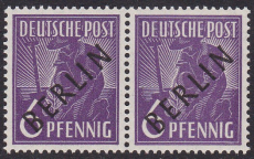 Berlin Mi.-Nr. 2 ** Paar gepr. BPP