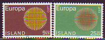 CEPT - Island 1970 **