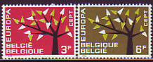 CEPT - Belgien 1962 **