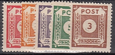SBZ Mi.-Nr. 56/60 **