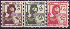 Deutsches Reich Mi.-Nr. 643/45 **