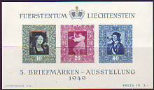 Liechtenstein Mi.-Nr. Block 5 **