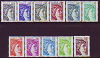 Frankreich Mi.-Nr. 2080/2090 ** v