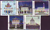 Vatikan ATM Mi.-Nr. 1/5 oo