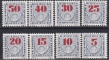 Liechtenstein - Porto Mi.-Nr. 21/28 **