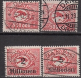 Danzig Mi.-Nr. 177/80 oo