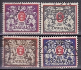 Danzig Mi.-Nr. 143/46 oo