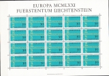 CEPT - Liechtenstein 1971 ** Kleinbogen