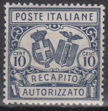 Italien - Gebührenmarken Brief - Mi.-Nr. 1 B **