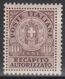 Italien - Gebührenmarken Brief - Mi.-Nr. 2 **