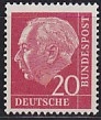 Bund Mi.-Nr. 185 y R **