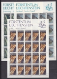 Liechtenstein Kleinbogen Mi.-Nr. 981/83 **