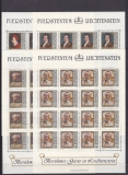Liechtenstein Kleinbogen Mi.-Nr. 784/87 **