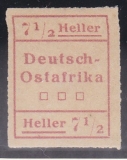 Dt. Kol. Ostafrika Mi.-Nr. IV/II (*)