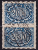 Deutsches Reich Mi.-Nr. 253 b oo gepr. Paar