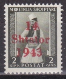 Deutsche Besetzung Albanien Mi.-Nr. 2 **