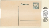 Dt. Kol. Deutsch-Südwestafrika Postkarte Mi.-Nr. P 19 II