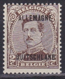 Belgische Militärpost im Rheinland Mi.-Nr. 2 **