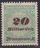 Deutsches Reich Mi.-Nr. 329 A W **