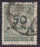 Deutsches Reich Mi.-Nr. 321 A P oo gepr. INFLA