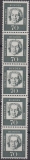 Bund Mi.-Nr. 358 yb R ** 5er Streifen