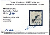 Deutsches Reich Dienst Mi.-Nr. 84 oo Kurzbefund