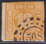Bayern Mi.-Nr. 7 oo gepr. BPP Mgl.