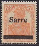 Saar Mi.-Nr. 5 c I ** gepr. BPP