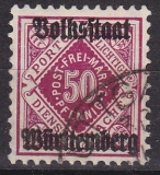 Württemberg Dienst Mi.-Nr. 143 a oo gepr. BPP