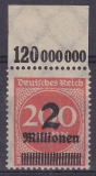 Deutsches Reich Mi.-Nr. 309 A P c OR ** gepr. INFLA