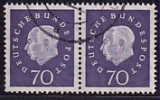 Bund Mi.-Nr. 306 oo Paar