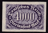 Deutsches Reich Mi.-Nr. 255 U *