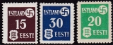 Deutsche Besetzung Estland Mi.-Nr. 1/3 x *