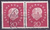 Bund Mi.-Nr. 304 oo Paar