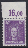 Deutsches Reich Mi.-Nr. 395 P OR **